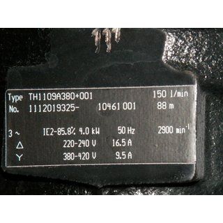 B12485 | Schlürf submersible pump emulsion coolant pump 4 kW used