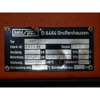 B12352 | Refrigeration unit Refrigeration unit Air conditioning Air conditioner Cooler Compressor kelviplast WKL-150, 83,3 kW