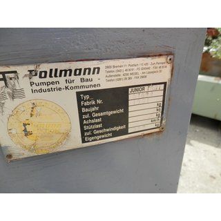 B13846 Groundwater lowering system Pollmann Junior 1001