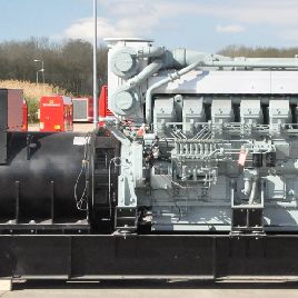 2590 kVA, groupe électrogène Mitsubishi