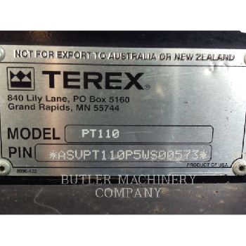 TEREX CORPORATION PT110