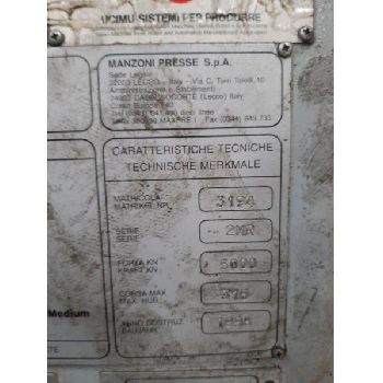 MANZONI 500 TON press