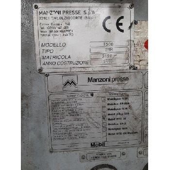 MANZONI 500 TON press