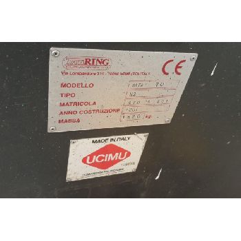 Alfa 70 H2 CE tauring profile bending machine with three rolls of apparatus