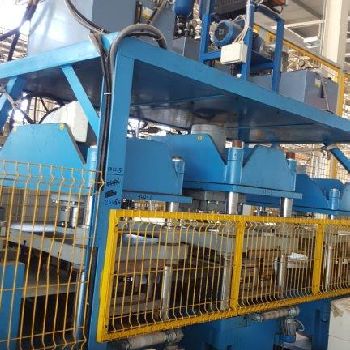 Profiling line 28 passages, production Scaffolding tables 330 mm