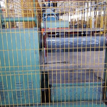 Profiling line 28 passages, production Scaffolding tables 330 mm