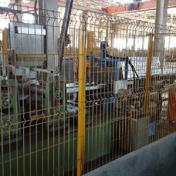 Profiling line 28 passages, production Scaffolding tables 330 mm