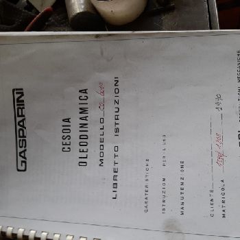 GASPARINI Shear 6000 X 10mm