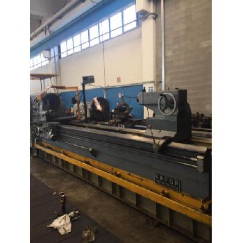 SAFOP lathe with mobile bench 600 x 4000mm aprilble + 2000mm total 6000mm