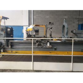 SAFOP lathe with mobile bench 600 x 4000mm aprilble + 2000mm total 6000mm