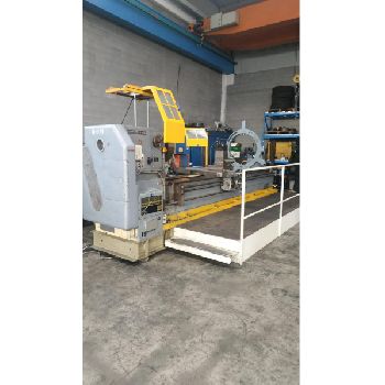 SAFOP lathe with mobile bench 600 x 4000mm aprilble + 2000mm total 6000mm