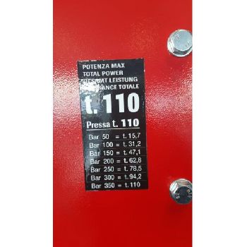 Hydraulic Press 110 Ton