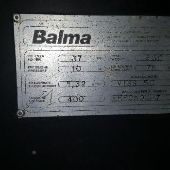 BALMA compressor and dryer