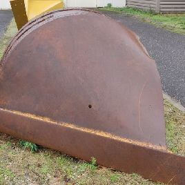 Trapezoidal bucket for CASE 1188