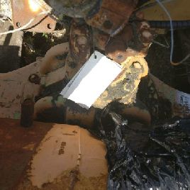 Differential rear axle for CASE W30