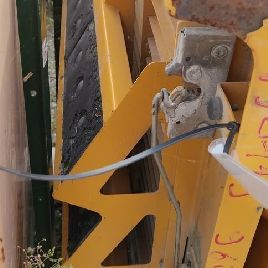 Compartment door for LIEBHERR R964C