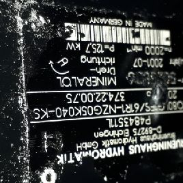 Hydraulic main pump for CASE 1188