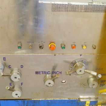 BROADBENT STANLEY PA50 Lathe. Max turning diameter over saddle 1000mm. Between Centres 3000mm. Serial No. BSL 0107