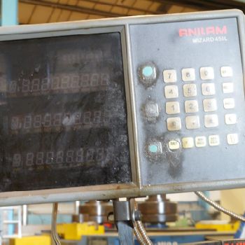 BROADBENT STANLEY PA50 Lathe. Max turning diameter over saddle 1000mm. Between Centres 3000mm. Serial No. BSL 0107