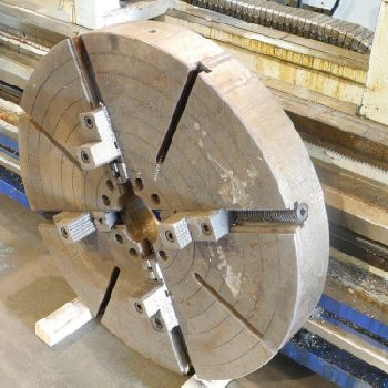 BROADBENT STANLEY PA50 Lathe. Max turning diameter over saddle 1000mm. Between Centres 3000mm. Serial No. BSL 0107