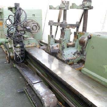 HERKULES WDK 400 Roll Lathe With Hydraulic Copying Attachment, 850mm x 3000mm Tailstock To Faceplate