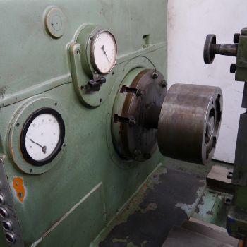 HERKULES WDK 400 Roll Lathe With Hydraulic Copying Attachment, 850mm x 3000mm Tailstock To Faceplate
