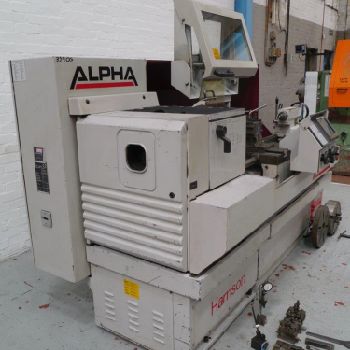 HARRISON Alpha 400 400mm x 1250mm CNC Lathe. With Fanuc GE Control