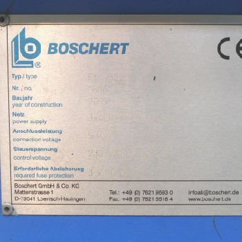 BOSCHERT Ecoline Profil EL750 28 Tons Hydraulic Punch. Manufactured 2015