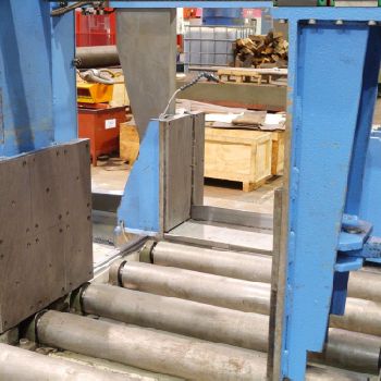 FAS PTS800 800mm Double Column Semi Automatic Horizontal Bandsaw. Manufactured 2010.