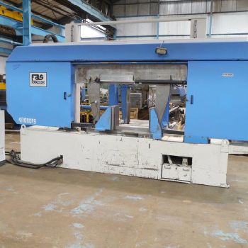 FAS PTS800 800mm Double Column Semi Automatic Horizontal Bandsaw. Manufactured 2010.