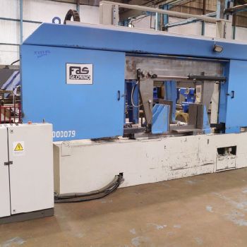 FAS PTS800 800mm Double Column Semi Automatic Horizontal Bandsaw. Manufactured 2010.