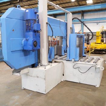 FAS PTS800 800mm Double Column Semi Automatic Horizontal Bandsaw. Manufactured 2010.