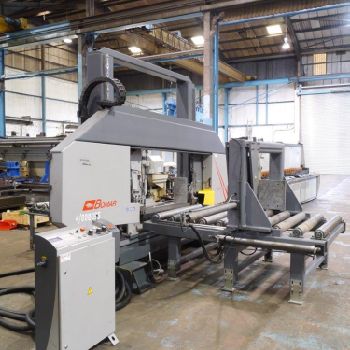 BOMAR Extend 1200.820 820mm Double Column Semi Automatic Horizontal Bandsaw. Manufactured 2013.