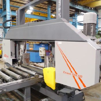 BOMAR Extend 1200.820 820mm Double Column Semi Automatic Horizontal Bandsaw. Manufactured 2013.