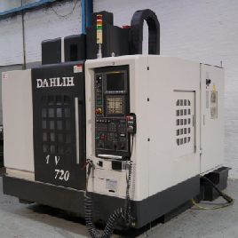 DAHLIH MCV 720 3-осевой вертикальный обрабатывающий центр. Изготовлено в 2012 году. Fanuc OI MD Control.