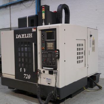 DAHLIH MCV 720 3 axis Vertical Machining Centre. Manufactured 2012. Fanuc OI MD Control.