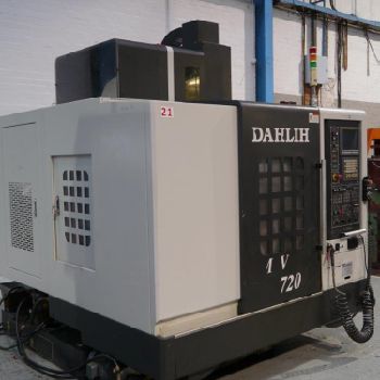 DAHLIH MCV 720 3 axis Vertical Machining Centre. Manufactured 2012. Fanuc OI MD Control.