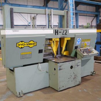 HYD-MECH H22 AHD 22" / 558mm Double Column Automatic Horizontal Bandsaw. Manufactured 2000