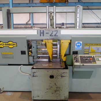 HYD-MECH H22 AHD 22" / 558mm Double Column Automatic Horizontal Bandsaw. Manufactured 2000