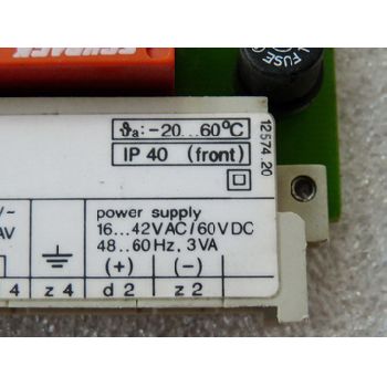 VEGAMET 507 Z plug-in card signal conditioning instrument for continuous level measurement
