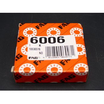 FAG 6006 deep groove ball bearing single row & gt; unused! & Lt;