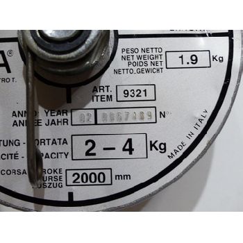 Tecna 9321 rope spring train capacity 2 - 4 Kg