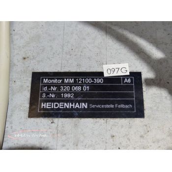 Heidenhain MM 12100-390 Monitor Id.No. 320 068 01
