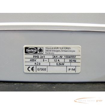 Helios fans 1594/002 main switch & gt; unused! & Lt;