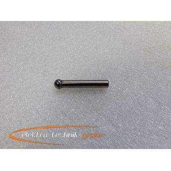 Probe round, ball Ø 5 mm, Ø shank 4 mm, length 27.4 mm, manufacturer unknown -unused-