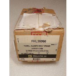 Square D FHL36060 Thermal Magnetic Circuit Breaker Lugs Both Ends Series 2 - unused! -