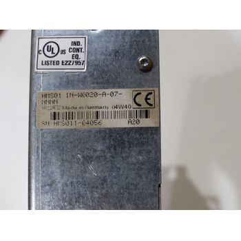 Rexroth HMS01.1N-W0020-A-07-NNNN IndraDrive M Single-Axis Inverter SN: 04056