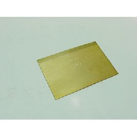 DE-DE Diamond Diamond Bar D15 = 50mmx34mmx0.5mm