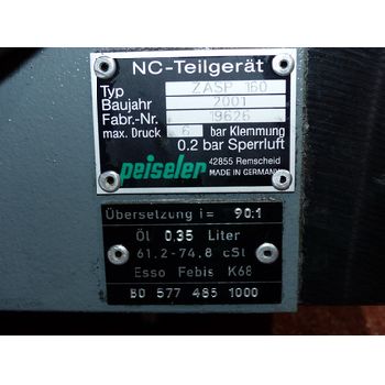 Peiseler ZASP 160 NC subdevice SN: 19626