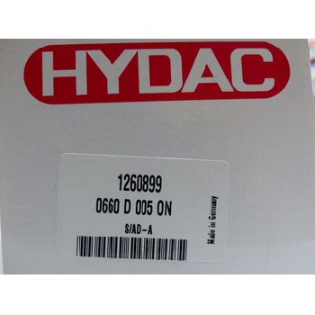 Hydac 1260899/0660 D 005 ON Filter element & gt; unused! & Lt;